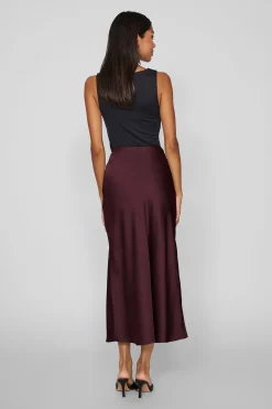 Vila Falda midi satén Vino Discount