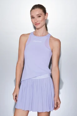 Dash and Stars Falda plisada lila malla interior morado/lila Hot