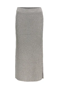 Object Falda punto lurex Gris Outlet