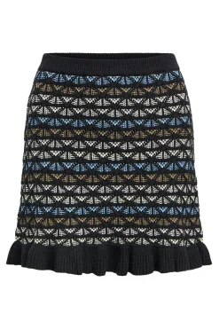 Object Falda punto volante Negro New