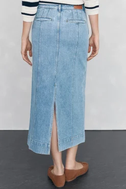 Pedro del Hierro Falda vaquera Azul Best