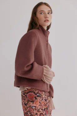 Hoss Intropia Federica. Abrigo corto Rosa Outlet