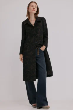 Hoss Intropia Fiorella. Levita jacquard Gris oscuro Online