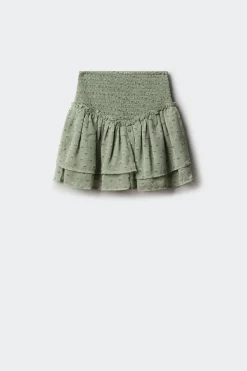 Springfield Kids Flada corta con volantes niña verde Hot