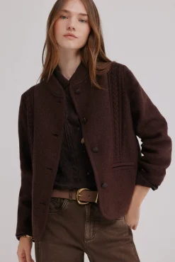 Hoss Intropia Flavia. Chaqueta austriaca Marron