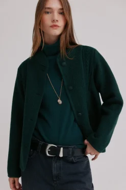 Hoss Intropia Flavia. Chaqueta austriaca Verde oscuro Outlet