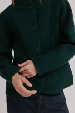 Hoss Intropia Flavia. Chaqueta austriaca Verde oscuro Outlet