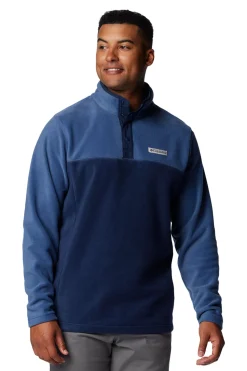 Columbia Forro polar con cierre medio a presión Steens Mountain™ II para hombre azul Sale