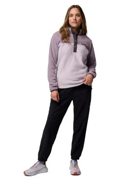 Columbia Forro polar con cierre medio morado/lila Sale