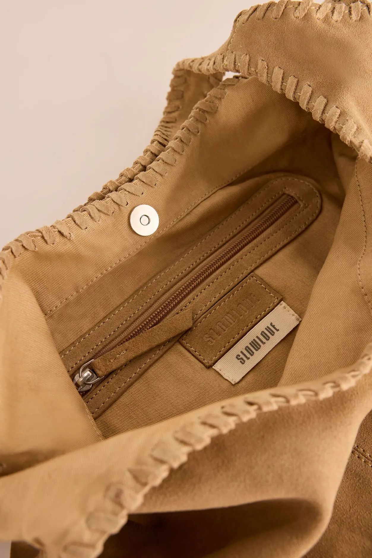 Slowlove Fringes hobo Camel Best