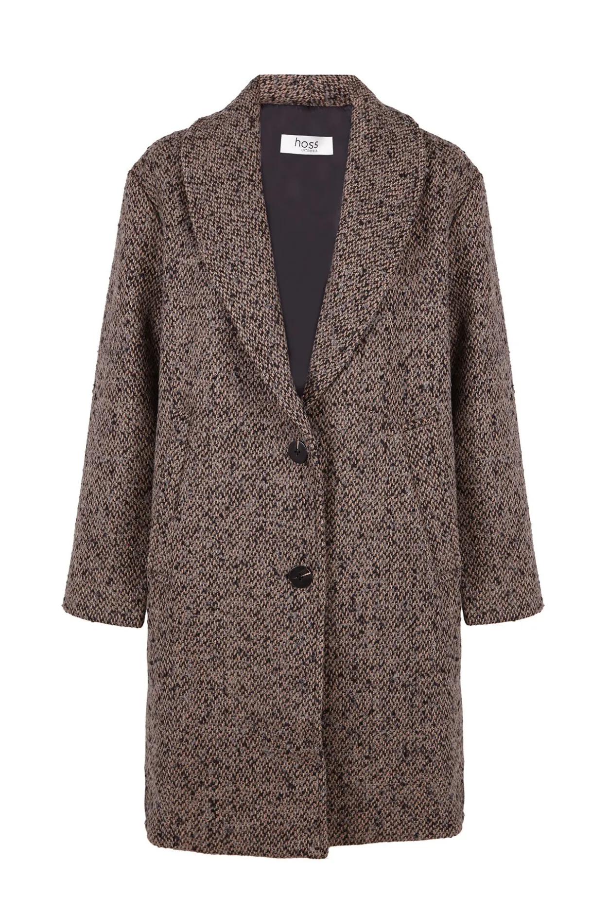 Hoss Intropia Fátima. Abrigo con solapa Marfil Best