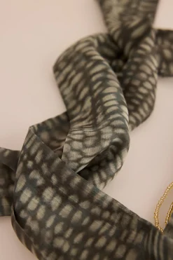 Slowlove Fular corbatero abalorios Verde Outlet