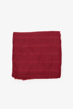 Cortefiel Fular estructura lurex Granate Online