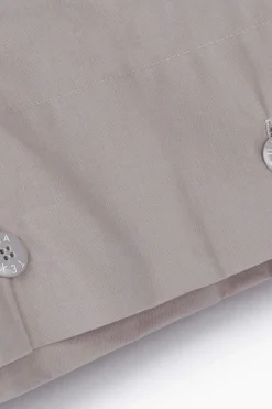 Textura Funda almohada algodón percal. Cama 135-140cm. gris Sale