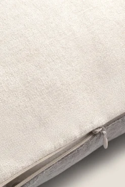 Textura Funda cojín terciopelo algodón 45x45cm. gris Online