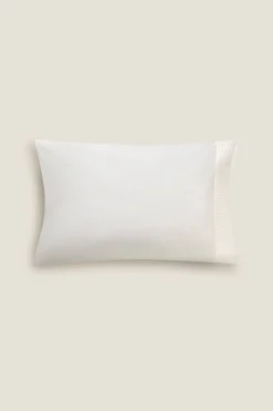 Textura Funda de almohada blanco Hot