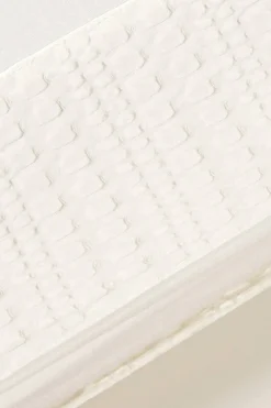 Textura Funda de almohada blanco Hot