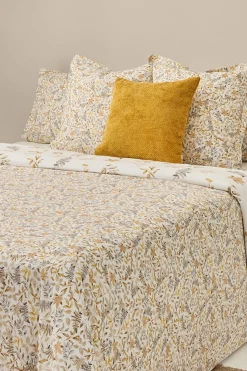 Textura Funda nórdica algodón hojas en rama estampado Discount