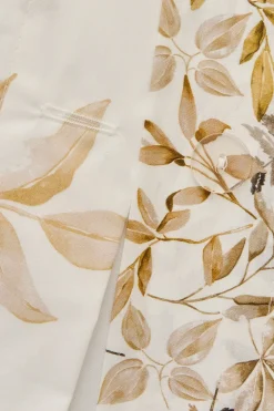 Textura Funda nórdica algodón hojas en rama estampado Discount