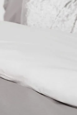 Textura Funda nórdica algodón percal reversible. Cama 150-160cm. gris Discount