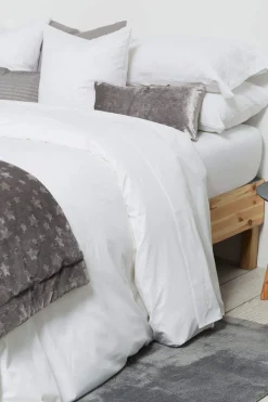 Textura Funda nórdica algodón percal. Cama 180-200cm. blanco Clearance