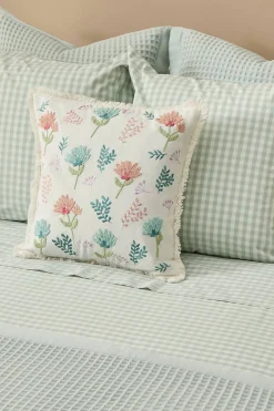 Textura Funda nórdica de cuadros vichy turquesa Clearance