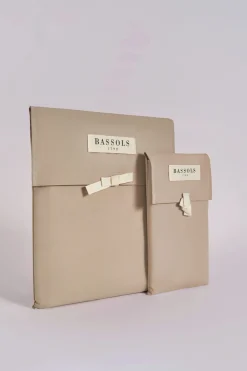 Bassols Fundas de almohada cotton Beige