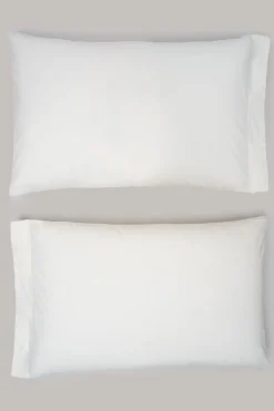 Bassols Fundas de almohada venecia Blanco