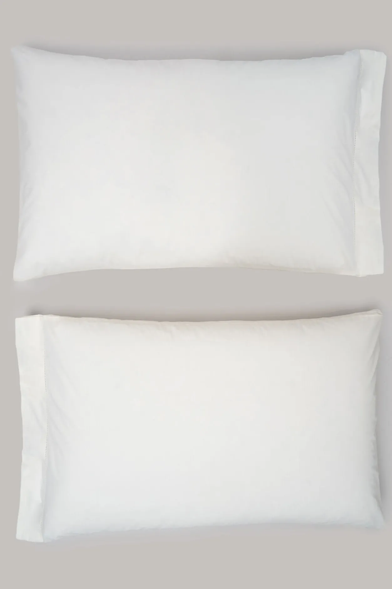 Bassols Fundas de almohada venecia Blanco