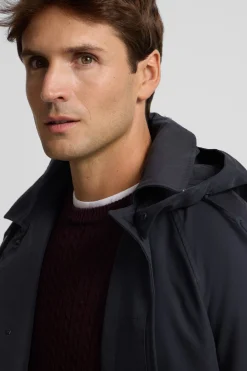 Silbon Gabardina Azul marino Online