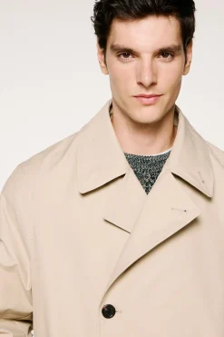 Selected Gabardina algodón orgánico Beige