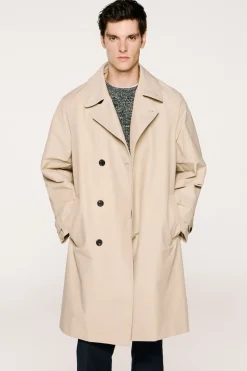 Selected Gabardina algodón orgánico Beige