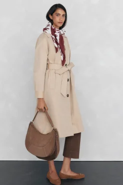 Pedro del Hierro Gabardina larga Beige Best
