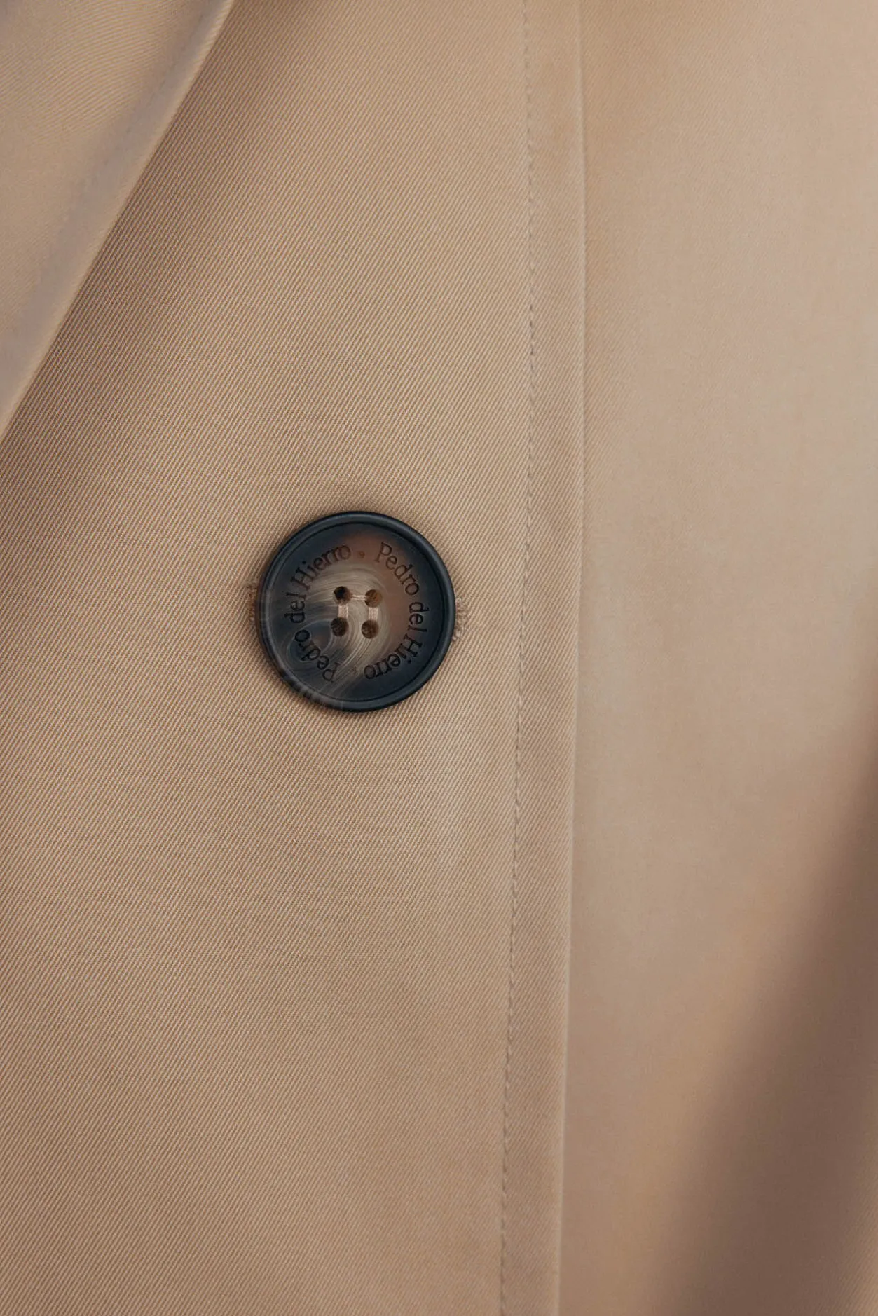 Pedro del Hierro Gabardina larga Beige Best