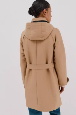 Cortefiel Gabardina satinada capucha desmontable Arena Hot