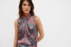 Hoss Intropia Gadea. Top halter estampado Multicolor