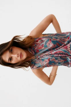 Hoss Intropia Gadea. Top halter estampado Multicolor