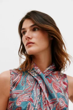 Hoss Intropia Gadea. Top halter estampado Multicolor