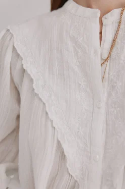 Hoss Intropia Gael. Blusa bordada Marfil Hot