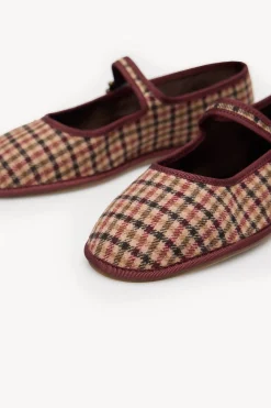 Hoss Intropia Gala. Venecianas de terciopelo de cuadros Granate Best