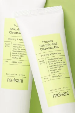 Meisani Gel limpiador facial purificante y refrescante blanco Sale