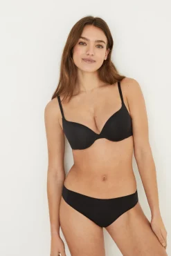 Women'secret GORGEOUS Sujetador push up microfibra negro Outlet