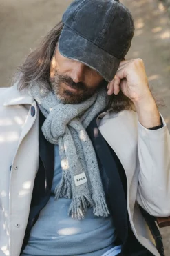 elPulpo Gorra lavada bordado Gris oscuro Hot