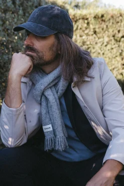 elPulpo Gorra lavada bordado Gris oscuro Hot