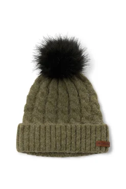 Columbia Gorro unisex Winter Blur™ II con pompón kaki Outlet