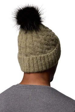 Columbia Gorro unisex Winter Blur™ II con pompón kaki Outlet