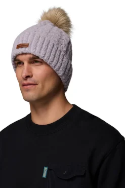 Columbia Gorro unisex Winter Blur™ II con pompón morado/lila Sale