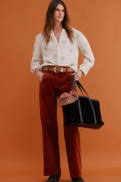 Hoss Intropia Grace. Blusa bordada Marfil New