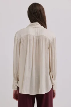 Hoss Intropia Gretel. Blusa lazada Estampado Beige Online