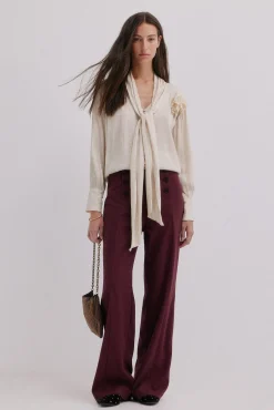 Hoss Intropia Gretel. Blusa lazada Estampado Beige Online